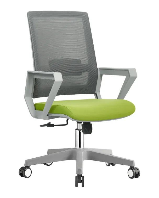 Silla operativa Ato verde-gris