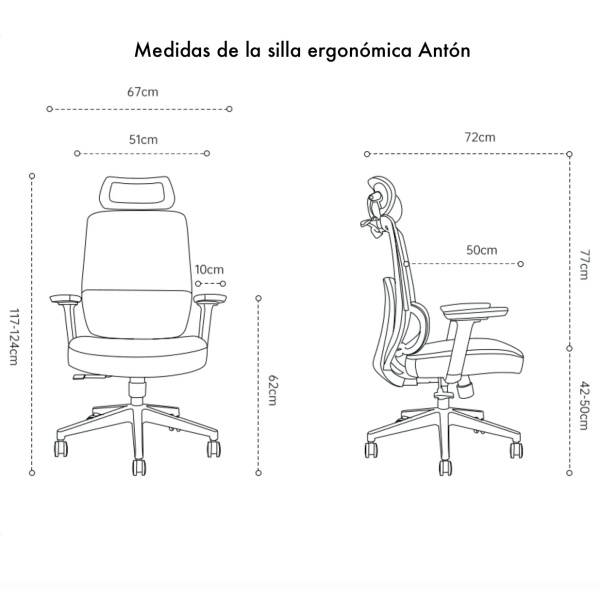 Silla ergonómica Antón