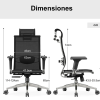 6 Silla de Oficina Executive Lamb