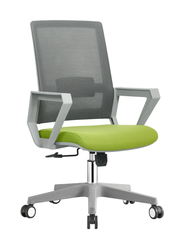 Silla operativa Ato verde-gris