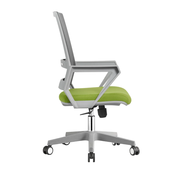 Silla operativa Ato verde-gris